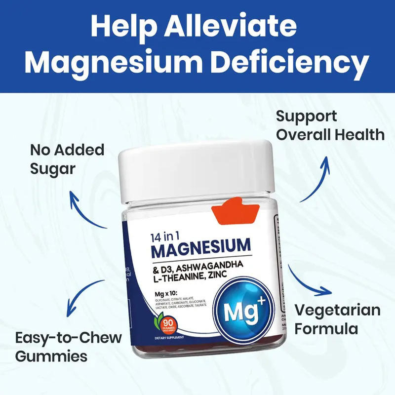 Magnesium Complex Gummies – 90 Gummies | Supports Muscle, Sleep & Nerve Health