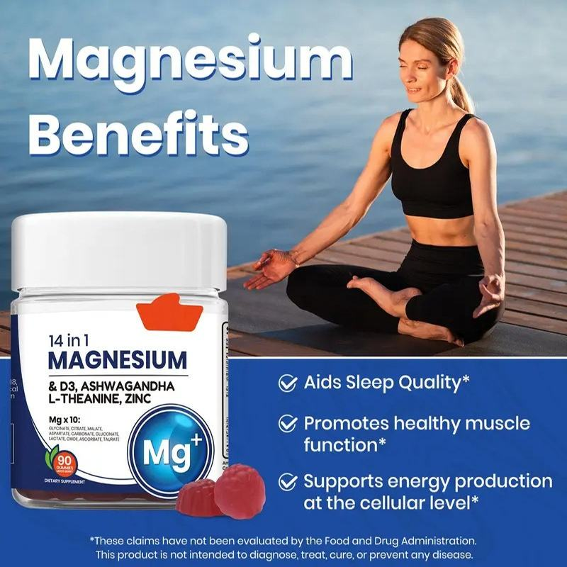 Magnesium Complex Gummies – 90 Gummies | Supports Muscle, Sleep & Nerve Health