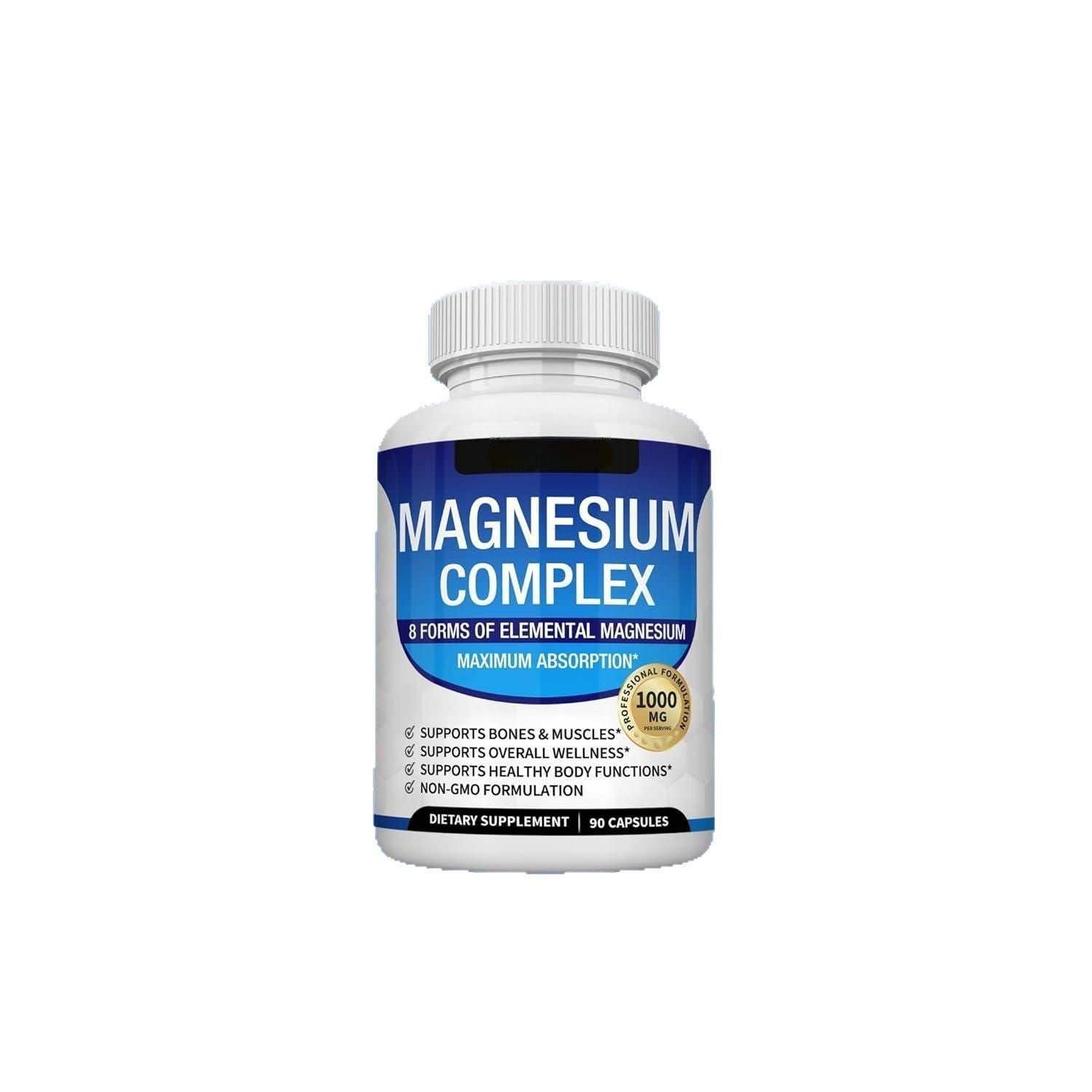 Magnesium Glycinate Capsules – Deep Sleep, Calm & Muscle Recovery | 90 Capsules