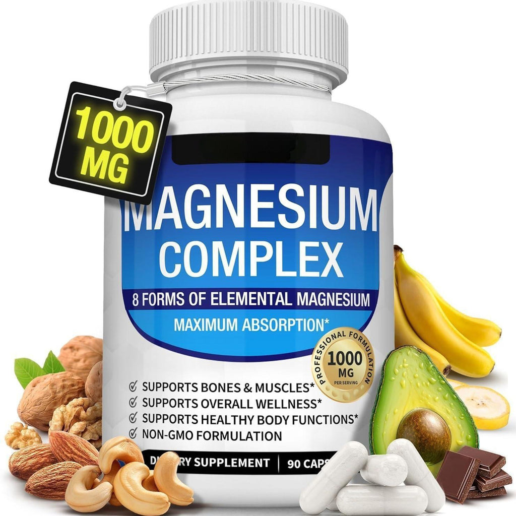 Magnesium Glycinate Capsules – Deep Sleep, Calm & Muscle Recovery | 90 Capsules