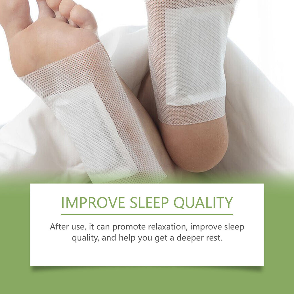 Bamboo Charcoal Foot Patches – Gentle Detox & Foot Care | 10 Patches