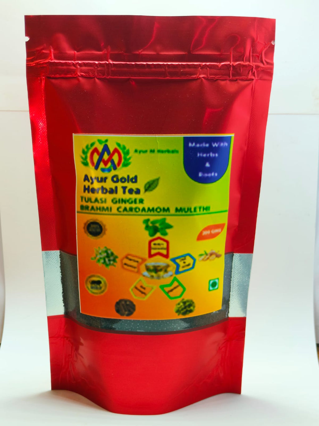 Ayur Gold Herbal Tea – Ayurvedic Wellness Tea for Immunity & Relaxation