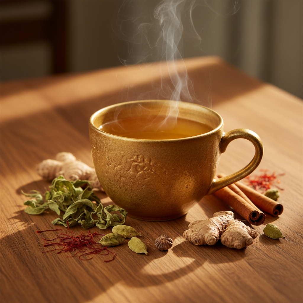 Ayur Gold Herbal Tea Lifestyle